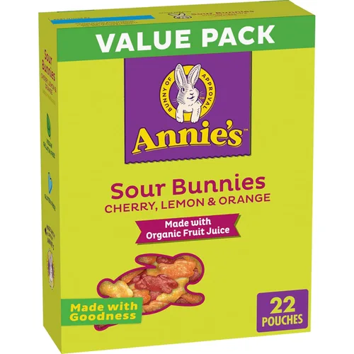 Miniatura 10 de Annie's Snacks Orgánicos Bunny con Sabor a Fruta, Fresa de Verano, Sin Gluten, 10 Bolsas, 7 oz