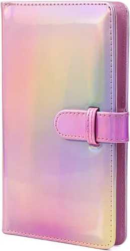 Álbum de fotos impreso de 3 pulgadas, 96 bolsillos, mini imagen compatible con Fujifilm Instax Polaroid Mini 11/8/9/7s/25/70/90 soporte para tarjeta