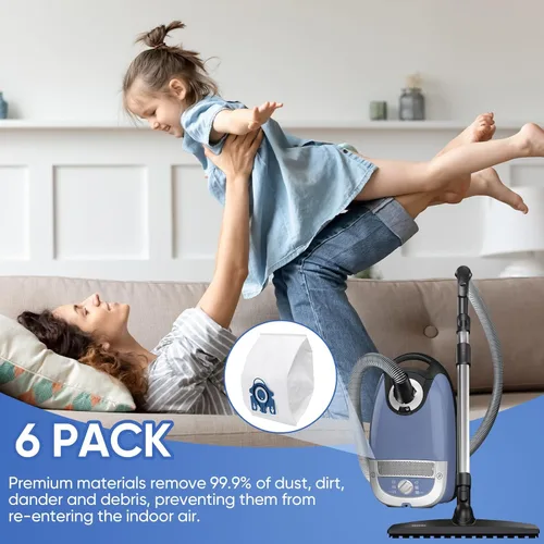 Miniatura 7 de Bolsas de repuesto para aspiradora GN compatibles con aspiradora Miele Classic C1, Complete C2, Complete C3, S227/S240, S270, S400, S2, S5, S8