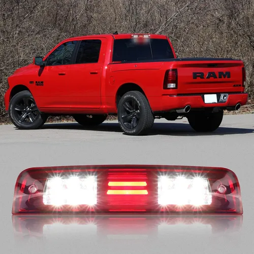 Miniatura 18 de Tercera tercera luz de freno trasera compatible con Chevy Trailblazer GMC Envoy Buick Rainier Ascender Bravada Center Cargo Trasera LED de montaje
