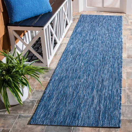 Miniatura 41 de SAFAVIEH Courtyard Collection CY8520 - Alfombra decorativa sólida para interiores y exteriores, impermeable, fácil limpieza, 2 x 3 pies 7 pulgadas