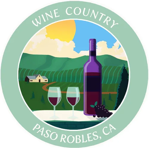 Miniatura 9 de Vinyard - Wine Country - Paso Robles, California 3.5 pulgadas DIY Adhesivo de vinilo adhesivo de aventura vacaciones tema novedad apliques Columbia