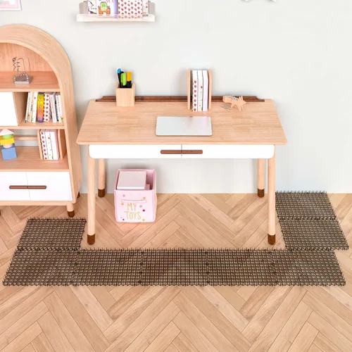 Miniatura 8 de Tapete de 16 x 13 pulgadas para gatos, paquete de 10 alfombrillas para gatos con púas – Solución disuasoria de mascotas para interiores y exteriores