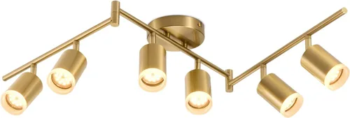 Miniatura 13 de Bojim Kit de Iluminación de Riel de 6 Luces Negras, Modernos Accesorios de Iluminación LED de Riel para Techo, Cabezal de Luz LED Flexiblemente Negro