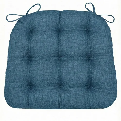 Miniatura 34 de Barnett Home Decor Cojines de Silla de Mimbre para Interiores y Exteriores - Azul Boutique Floral Tamaño Grande para Silla de Patio 19 x 19