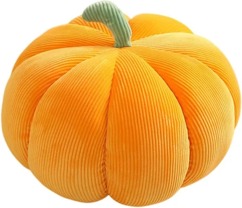 Miniatura 15 de Almohada de calabaza, cojín con forma de calabaza, almohada de felpa de calabaza, decoración de almohada de calabaza, cojín decorativo de calabaza