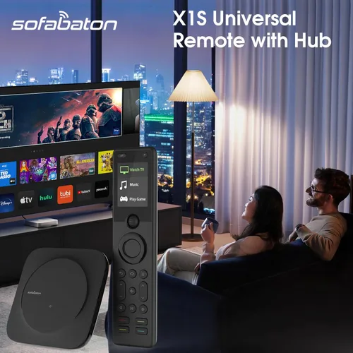 Miniatura 16 de Mando a distancia universal SofaBaton X1S con hub, control remoto universal con actividades de un toque, personaliza la aplicación SofaBaton