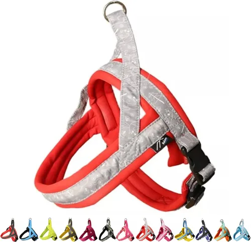 Miniatura 8 de Hakusan - Arnés tipo camuflaje para perro, seguro, sin asfixia, difícil de desconectar, gran ajuste, fácil de poner y quitar, ajustable, reflector