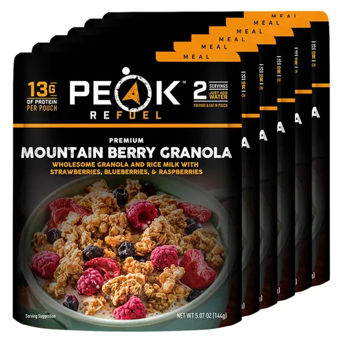 Miniatura 13 de Peak Refuel Comida seca congelada para mochileros y camping Sabor increíble Alta proteína Preparación rápida Peso ligero