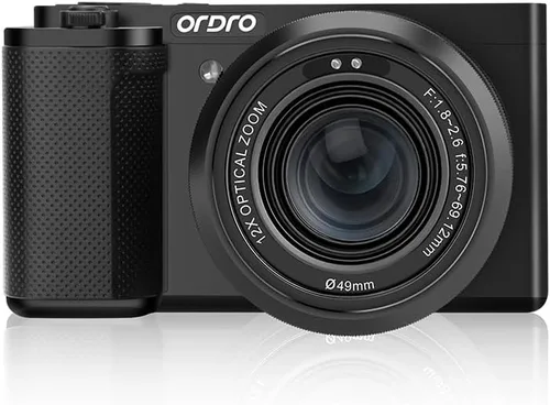 Miniatura 2 de ORDRO Cámaras digitales G730 4K para fotografía Cámara de vlogging de 56MP para YouTube Cámara de video con zoom óptico 12X de enfoque
