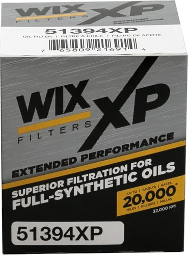 Miniatura 3 de WIX 51394XP Filtro de Aceite de Repuesto WIX XP, Construido para Aceite Sintético - Compatible con GM (85-09), Daihatsu (88-92), Infiniti (91-96)