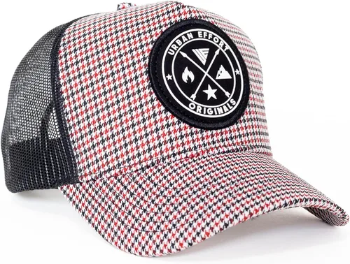 Miniatura 9 de Urban Effort Gorra trasera de malla, para hombres y mujeres, gorra de béisbol de 5 paneles, gran cierre a presión para caza y senderismo