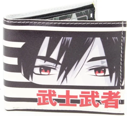 Cartera con estampado de anime con caja de regalo a juego Cartera delgada de cuero plegable 2 ventanas de identificación y 7 tarjeteros , Cara