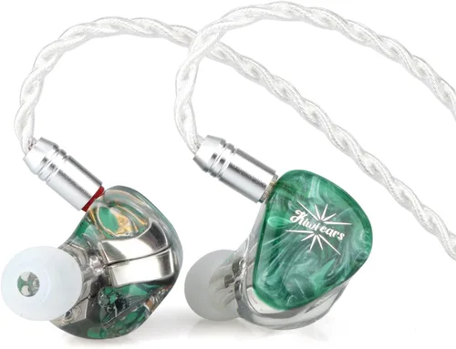 Linsoul Kiwi Ears Orchestra Lite Performance - Monitor intrauditivo personalizado de 8BA IEM con cable OFC de cobre desmontable de 4 núcleos 7N sin