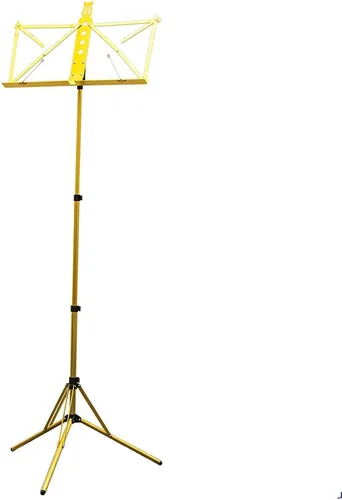 Miniatura 4 de Paititi Soporte de música plegable resistente y duradero con bolsa de transporte, color negro