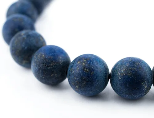 Miniatura 18 de The Bead Chest Cuentas de Jade Blanco Mate Redondas (8mm): Piedra Preciosa Orgánica Redonda Esférica de Energía con Poder de Sanación para Hacer