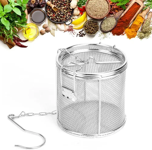 Miniatura 5 de Filtro, Acero Inoxidable Malla de Alambre Diseño de Té Colador de Sopa Condimentos Separación Cesta Filtro para el Hogar Cocina