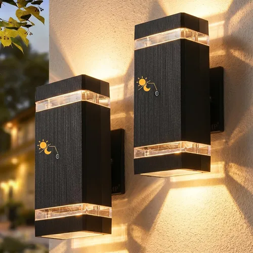 Miniatura 9 de LMP Iluminación exterior del anochecer al amanecer, accesorios de iluminación exterior LED de 5 W, aplique de pared impermeable IP65 para casa