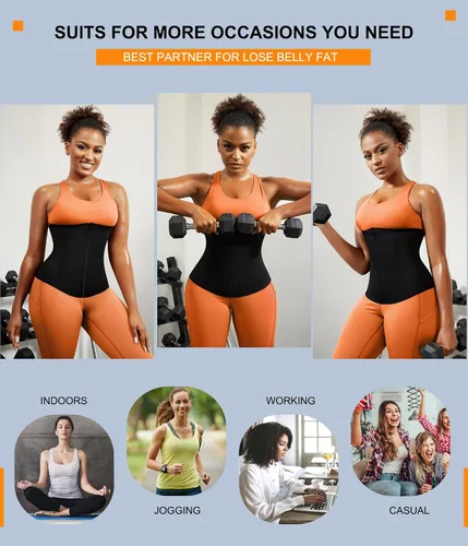 Miniatura 6 de TrainingGirl Entrenador de cintura para mujer, corsé reductor de cintura para el vientre inferior, corsé envolvente para entrenamiento, banda