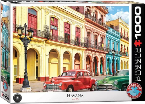 EuroGraphics Rompecabezas de 1000 piezas La Habana, Cuba