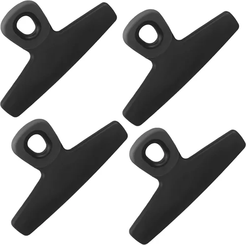 COOK WITH COLOR Clips para alimentos – Clips anchos y resistentes, clips grandes para bolsas para almacenamiento de alimentos con agarre hermético,