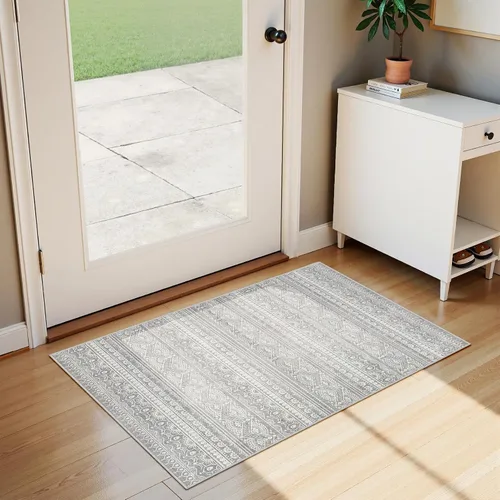 Miniatura 80 de Tortania - Tapete de 2x3 pies para sala, tapete suave y lavable de estilo bohemio marroquí y rústico para interiores, habitación, oficina y debajo