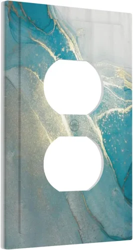 Miniatura 120 de Cubiertas Decorativas para Placas de Interruptor Abstracto Moderno de Mediados de Siglo Arco Boho Sol Dorado Hoja 1 Gang Placa de Pared Cubierta