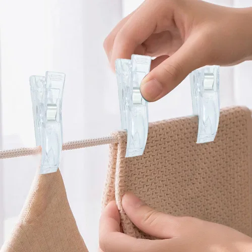 Miniatura 5 de 20 clips de suspensión para persianas de papel plisadas, clips de plástico multiusos para persianas, clips de plástico transparente, clips fuertes