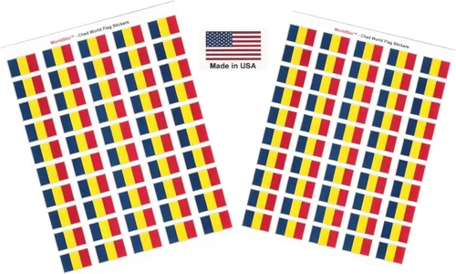 Miniatura 212 de 100 calcomanías de la bandera de Alaska; 1.5" x 1" hechas en Estados Unidos, calcomanías autoadhesivas de la bandera del estado para álbumes