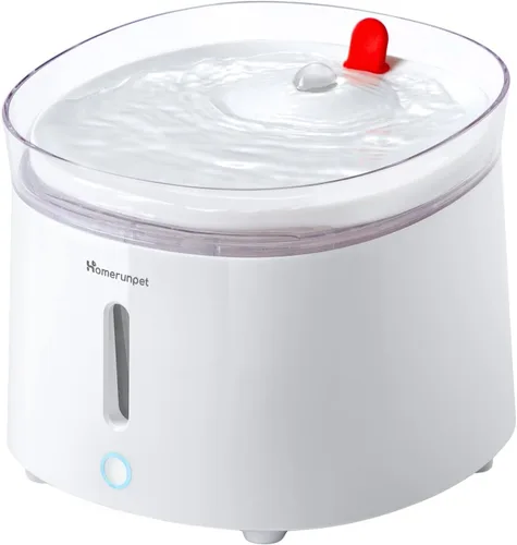 Miniatura 9 de HomeRunPet Fuente de agua silenciosa para gatos, 68 oz/2 L, bomba inalámbrica para fuente para mascotas, dispensador de agua para perros, modo