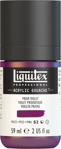 Miniatura 10 de Liquitex Professional - Gouache acrílico profesional, botella de 2 onzas (59 ml), blanco titanio