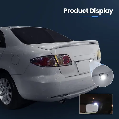 Miniatura 5 de Cámara de visión trasera para automóvil, cámara de marcha atrás HD 170° gran angular 12 LED visión nocturna, para RV, camiones, remolque, SUV
