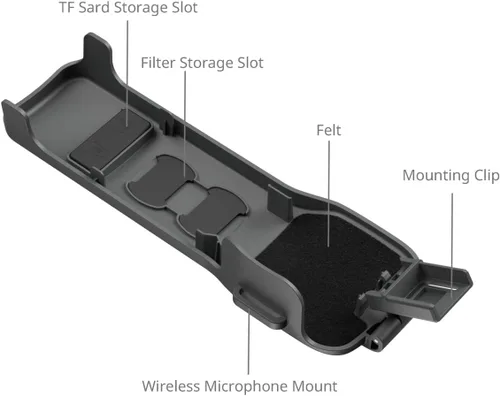 Miniatura 3 de SMALLRIG Funda protectora para DJI Osmo Pocket 3, para Xtra Muse, carcasa rígida todo en uno con almacenamiento para 2 filtros estándar y 2 tarjetas