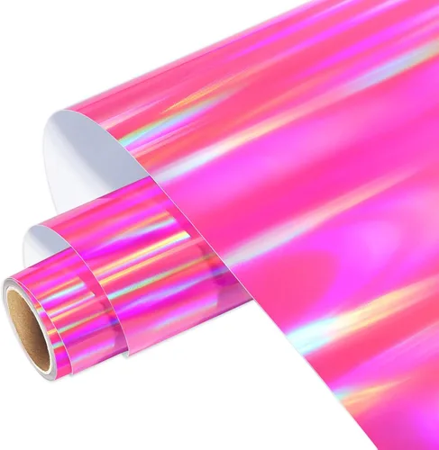 Miniatura 12 de WRAPXPERT Rollo de vinilo holográfico – Vinilo holográfico negro brillante, 12 pulgadas x 5 pies, cromado, sin burbujas para calcomanías