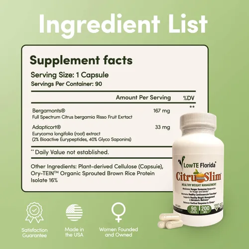 Miniatura 4 de Citru Slim 200 mg - 90 cápsulas de control del apetito*, niveles de energía mejorados* y apoyo al metabolismo*, suministro para 30 días