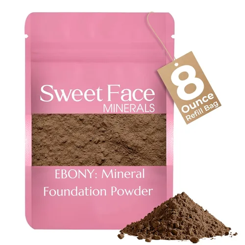 Miniatura 38 de Sweet Face Minerals - Recambio de polvo de base (BEIGE) (bolsa de 0.42 oz) por Sweet Face Minerals, polvo de maquillaje ligero y mineral suelto