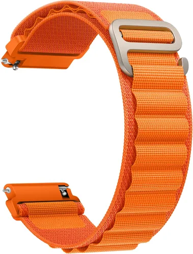 Miniatura 30 de Correa de nylon compatible con Samsung Galaxy Watch 7/FE/6/5 Pro 4 3/Watch 4 6 Classic/Active/Gear S2 S3 Frontier, correa de bucle deportivo de 20