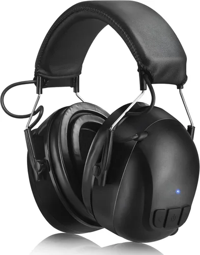 Miniatura 8 de Kalence Auriculares con Bluetooth 6.0, protección auditiva con tiempo de trabajo de 120H, orejeras de seguridad de 30dB, auriculares recargables