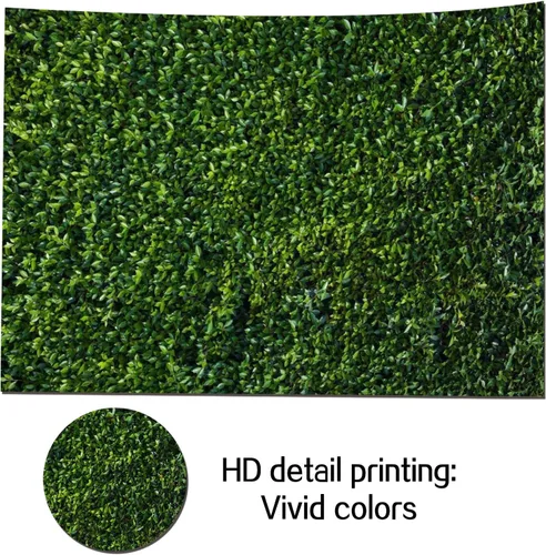 Miniatura 3 de HQM - Fondo de foto 3D de hojas verdes temáticas de primavera para naturaleza, boda, cumpleaños, recién nacido, baby shower, fotografía