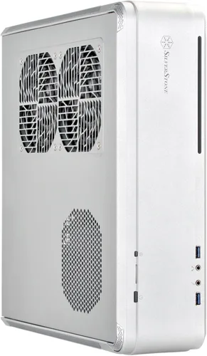 Miniatura 17 de SilverStone Technology Fortress Z Aluminio Unibody Mini-ITX/DTX - Carcasa para computadora SFX con elevador PCI-E y ventiladores personalizados