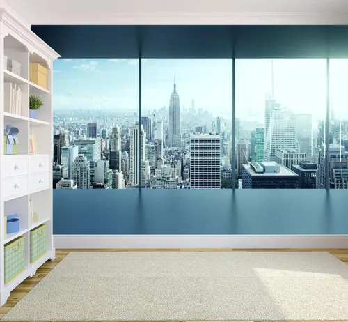 Miniatura 10 de FLFK Murales de pared 3D, autoadhesivos, autoadhesivos, removibles, para decoración moderna del hogar, 78.7 x 59 pulgadas