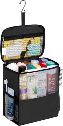Miniatura 14 de Lifewit Bolsa Organizadora de Ducha de Malla Portátil Artículos Esenciales para Dormitorio Universitario Canasta Tote Organizadora para Baño