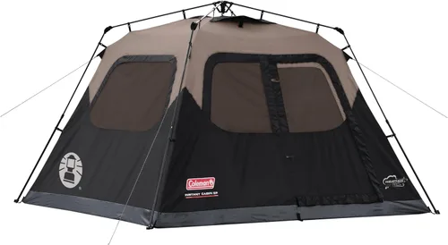 Miniatura 8 de Coleman Tienda de campaña instantánea para 4/6/8/10 personas con configuración de 1 minuto, tienda familiar grande con postes prefijados