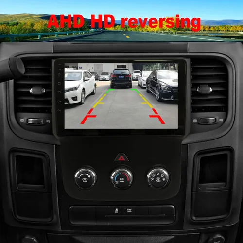 Miniatura 5 de Para Dodge RAM 1500 2500 3500 Actualización de radio 2013-2018 Manual AC Stereo Reemplazo 1280*720 Pantalla táctil Construido en Carplay inalámbrico
