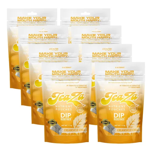 Miniatura 57 de Teaza Bolsas energéticas a base de hierbas, para masticar tabaco, alternativa sin nicotina, sin humo, tabaco alternativo y inmersión saludable