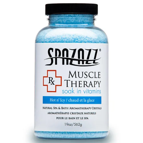 Miniatura 10 de Spazazz SPZ-602 RX Terapia Cristales Contenedor Minerales de Baño, 19-Onza, Terapia Articular, Inflamación