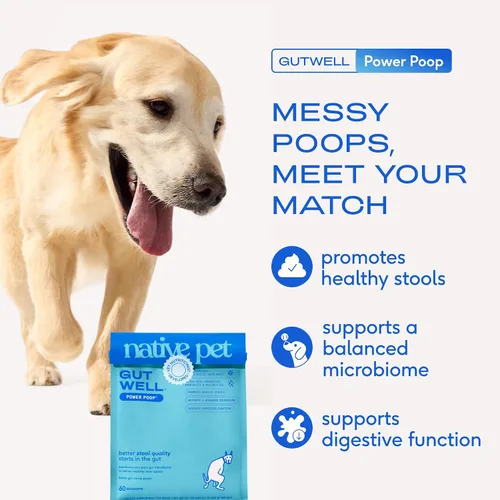 Miniatura 3 de Native Pet Apoyo avanzado para el intestino y la movilidad: suplemento de cadera y articulaciones para perros - Soporta articulaciones, cartílago