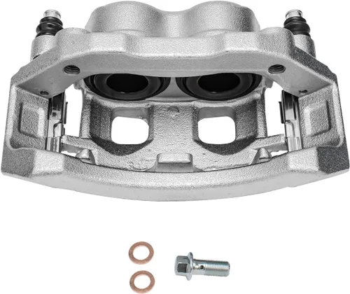 Miniatura 5 de Detroit Axle - Kit de freno delantero para Dodge Ram 1500 2005-2006 Durango 2002-2005 2005-2006 Pinza de freno de disco con soporte Pastillas