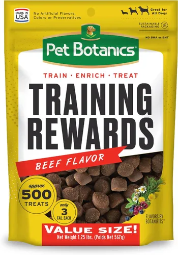 Miniatura 11 de Pet Botanics Bolsa de 20 oz. Premio de Entrenamiento Suave y Masticable, Sabor a Pollo, con 500 Golosinas por Bolsa, La Elección de los Mejores