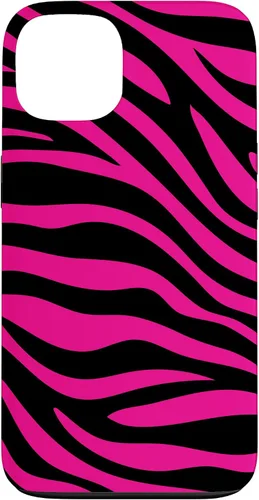 Miniatura 7 de Zebra Animal Print Pattern Black and Pink Cute Phone Case for iPhone 17